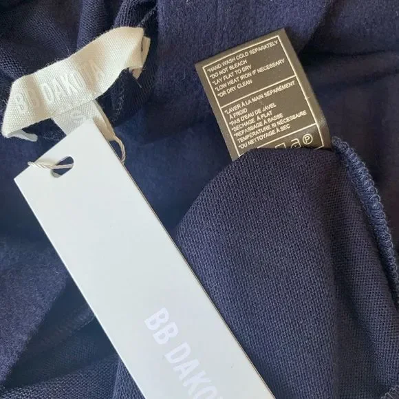 NWT BB Dakota Under The Hood Hoodie Navy Heather - Picture 10 of 11